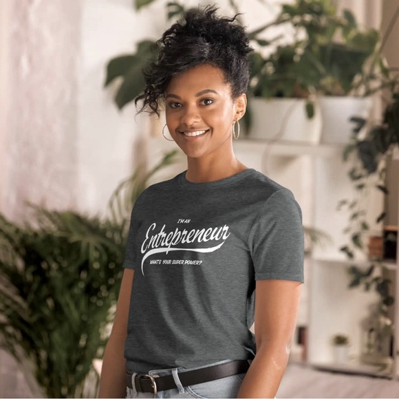 I’m An Entrepreneur. What’s Your Superpower? Soft Short Sleeve T-shirt Adult - Picture 3 of 4